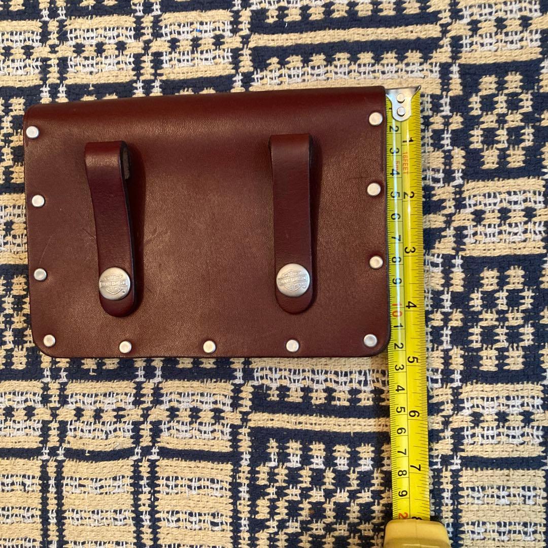 90s ハーレーダビッドソン レザー ベルトポーチ ヴィンテージ