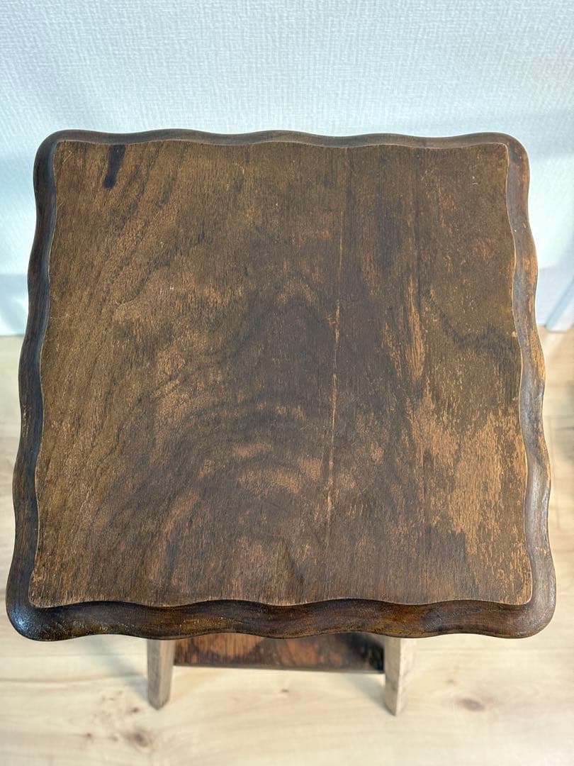 【最終価格】英国 木製フラワースタンド/花台 アンティーク