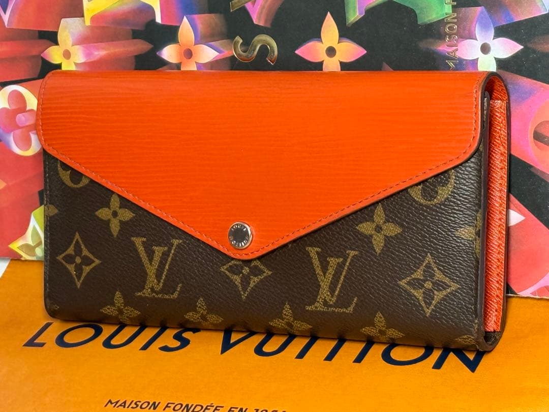 良品！ルイヴィトン　ポルトフォイユ・マリールーロン　長財布　エピ&モノグラム