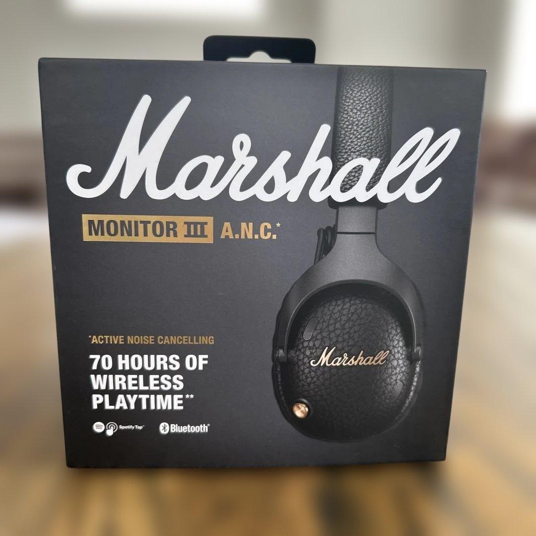 【正規品】Marshall Monitor III A.N.C. ブラック