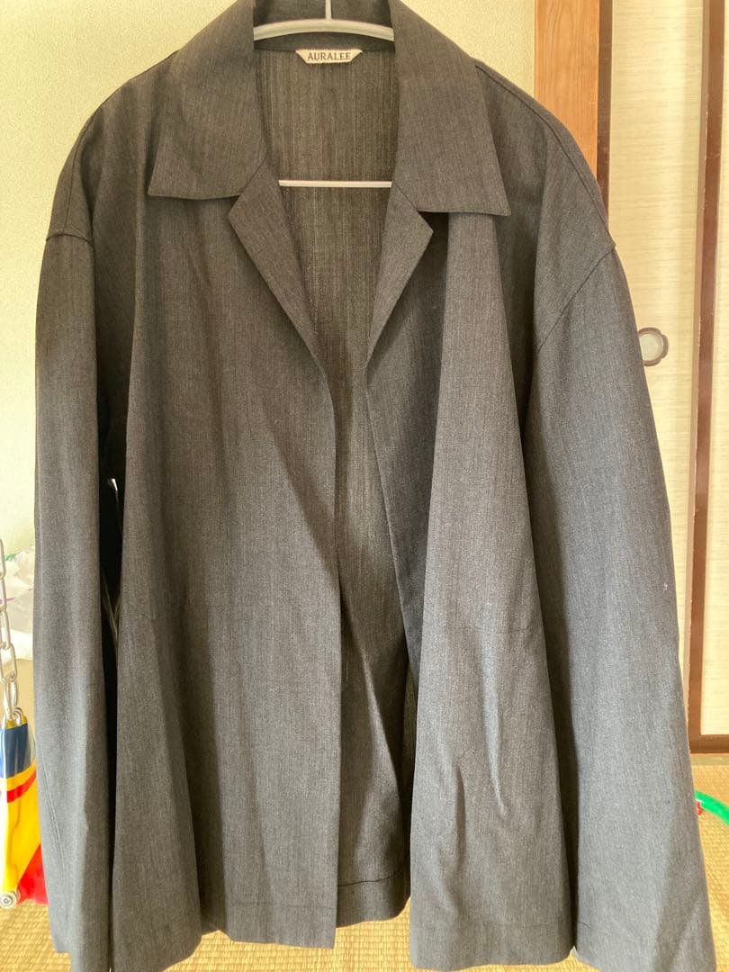 ジャケット・アウター auralee WOOL SILK TROPICAL SHIRTS JACKET