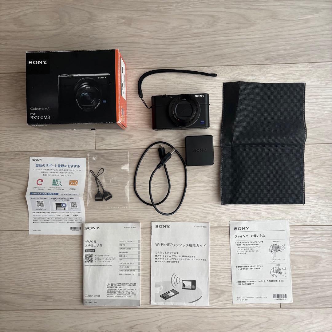 SONY Cyber-shot RX100M3 コンデジ　付属品あり