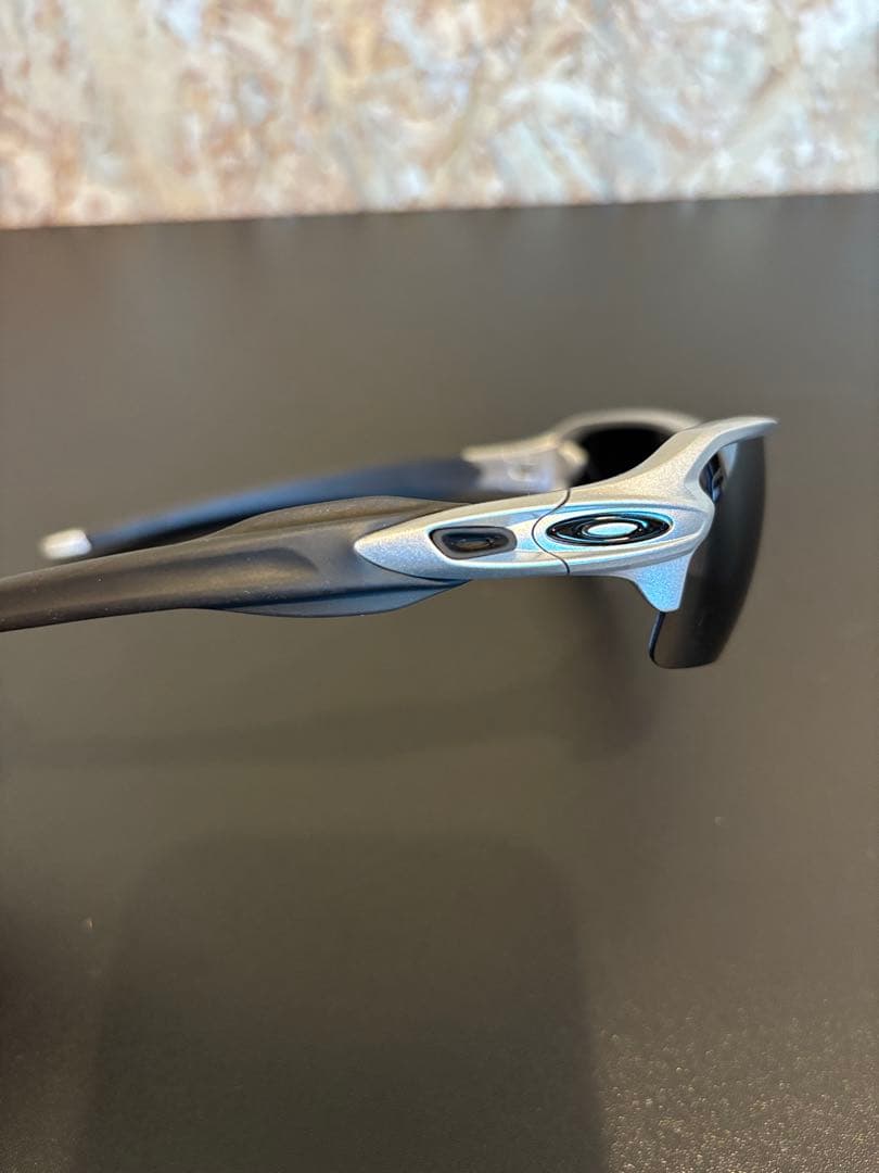 OAKLEY オークリー サングラス FLAK2.0 シルバー偏光レンズ