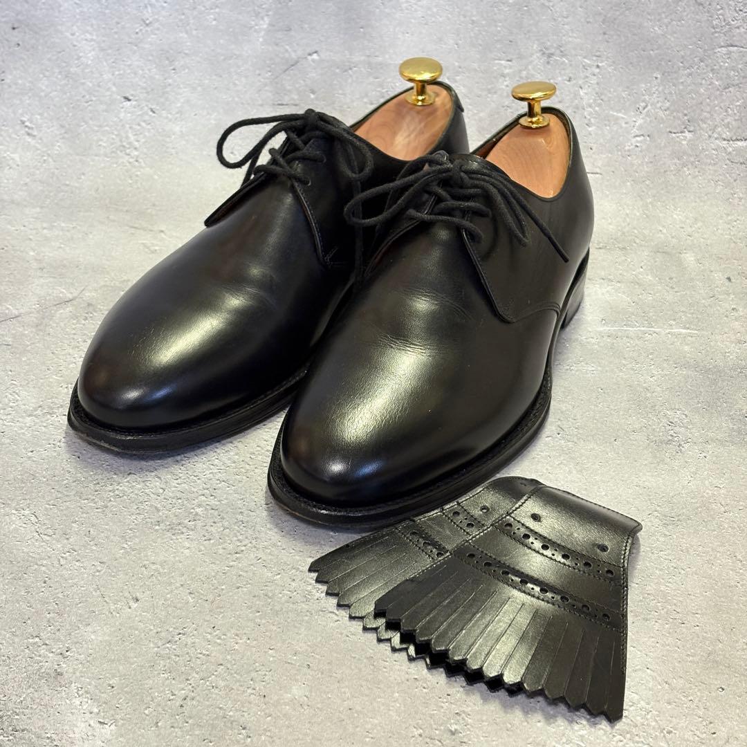 ジャランスリウァヤ (39) 革靴　レザー　ドレスシューズ　タッセル付き　黒