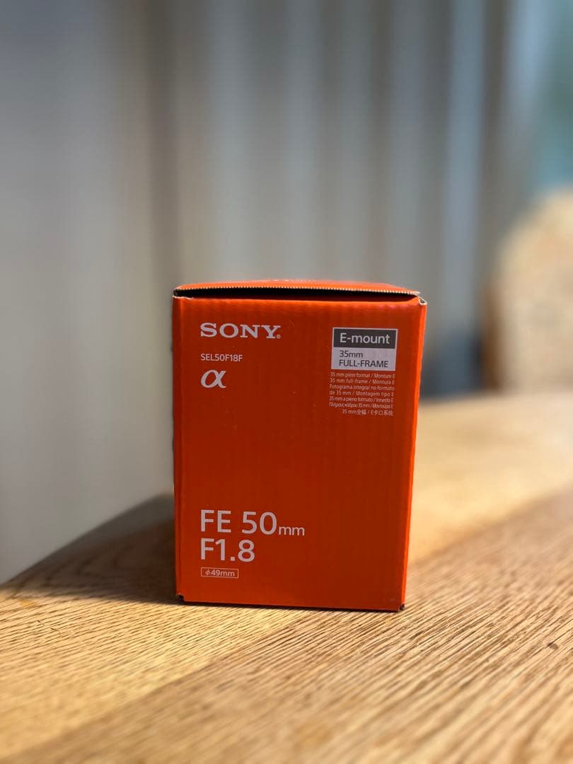 SONY FE 50mm F1.8 Eマウントレンズ