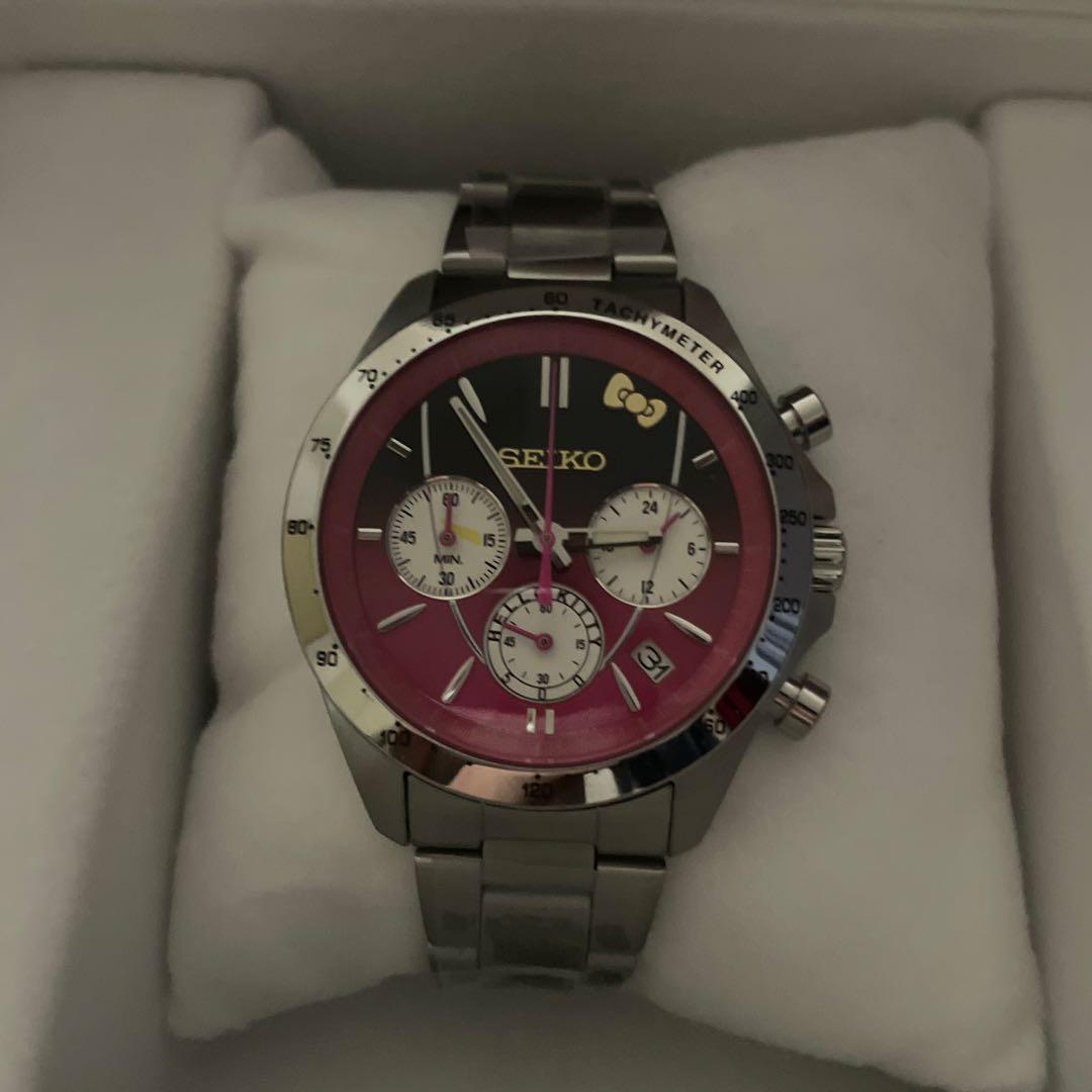 ゆ*ん　SEIKO 500系新幹線25周年 ハローキティ ウォッチ