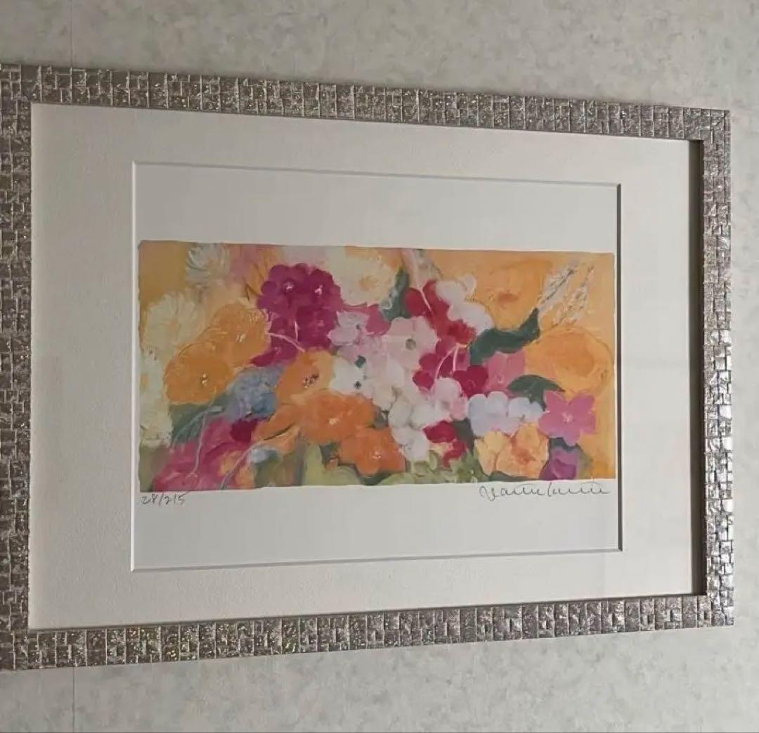 新品額入り版画　ジニー・キム　証明書付限定ジクレー　直筆サイン、EDあり