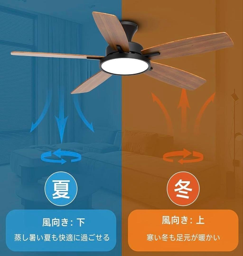 TALOYA シーリングファンライト 調光 調色 Φ132cm