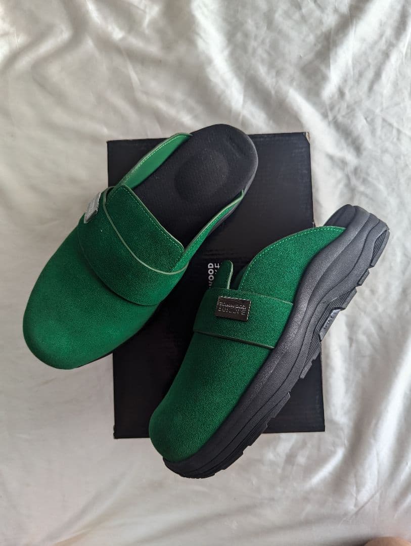 新品未使用　TOMWOOD suicoke グリーン サボ　サンダル