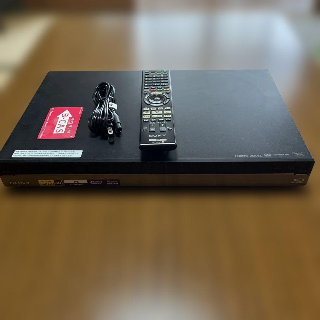 SONY　BDZ-AT970T　3番組同時録画 ブルーレイディスク™レコーダー