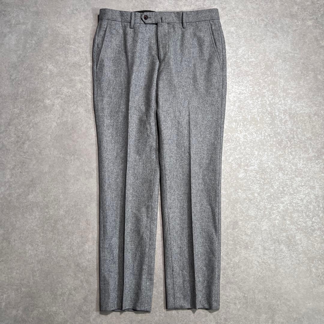 【極上品】NICOLE カノニコ ウールフランネル スーツセットアップ 46