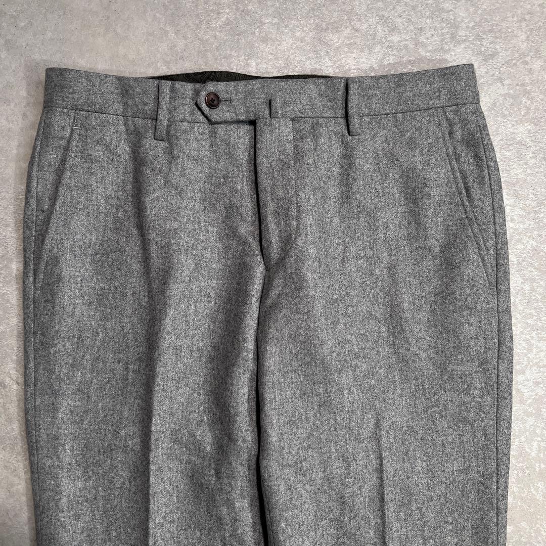 【極上品】NICOLE カノニコ ウールフランネル スーツセットアップ 46