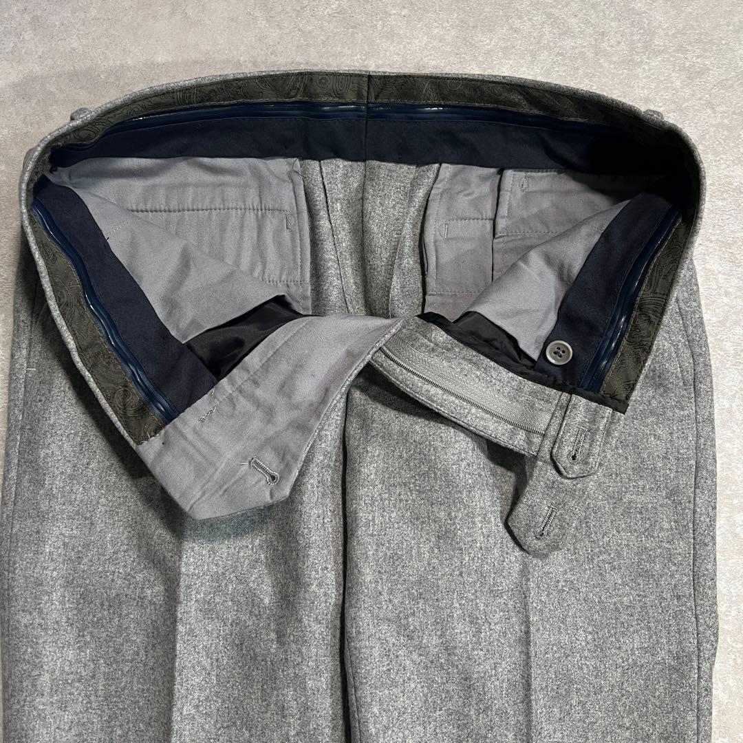 【極上品】NICOLE カノニコ ウールフランネル スーツセットアップ 46