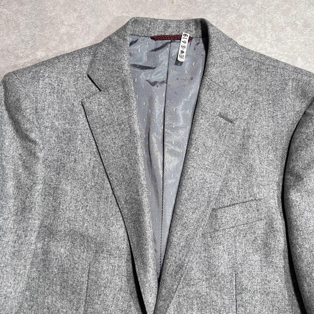 【極上品】NICOLE カノニコ ウールフランネル スーツセットアップ 46