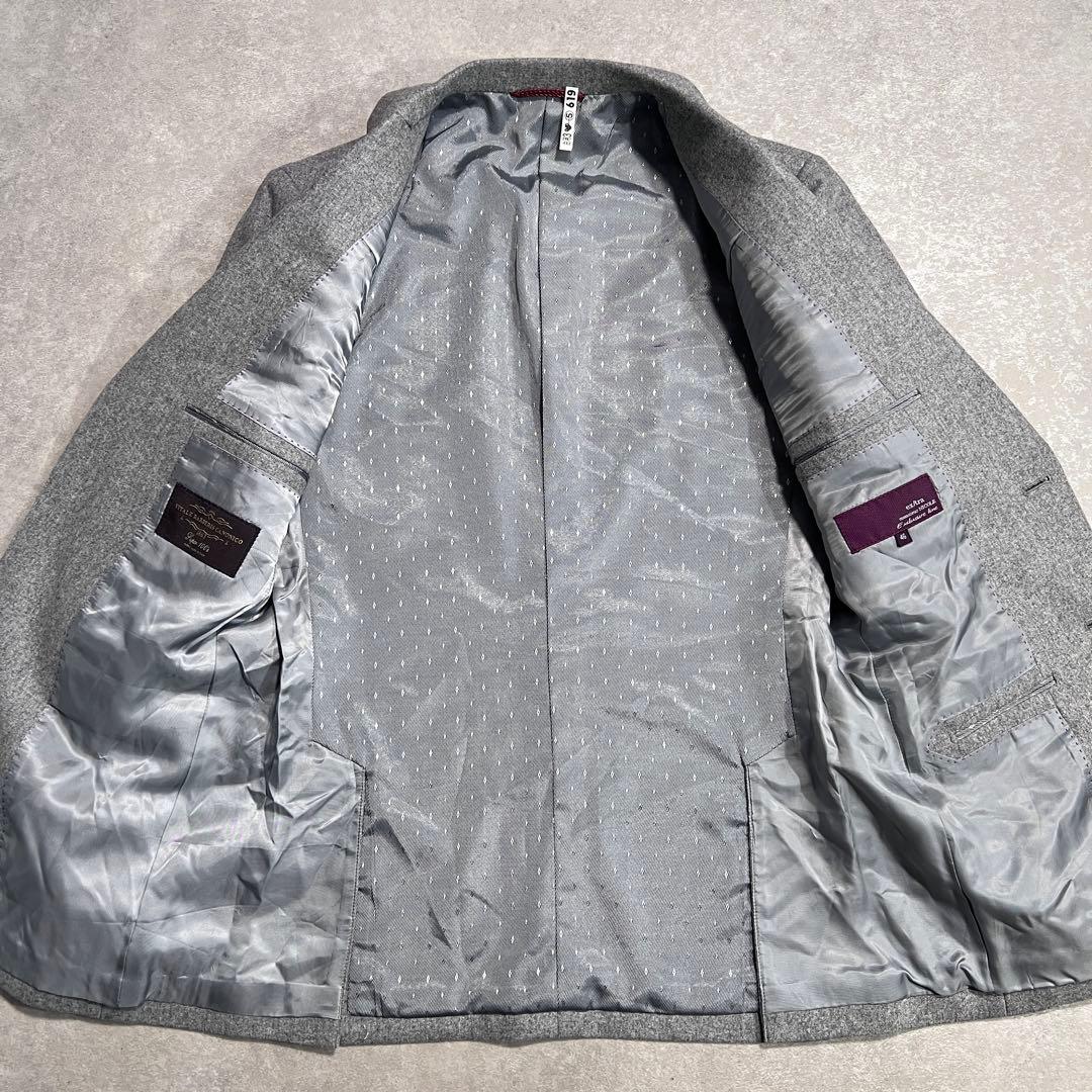 【極上品】NICOLE カノニコ ウールフランネル スーツセットアップ 46