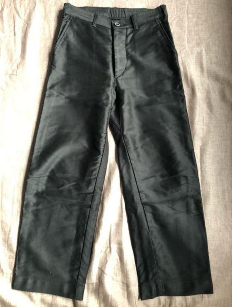 OUTIL /PANTALON ALBI ブラックモールスキン