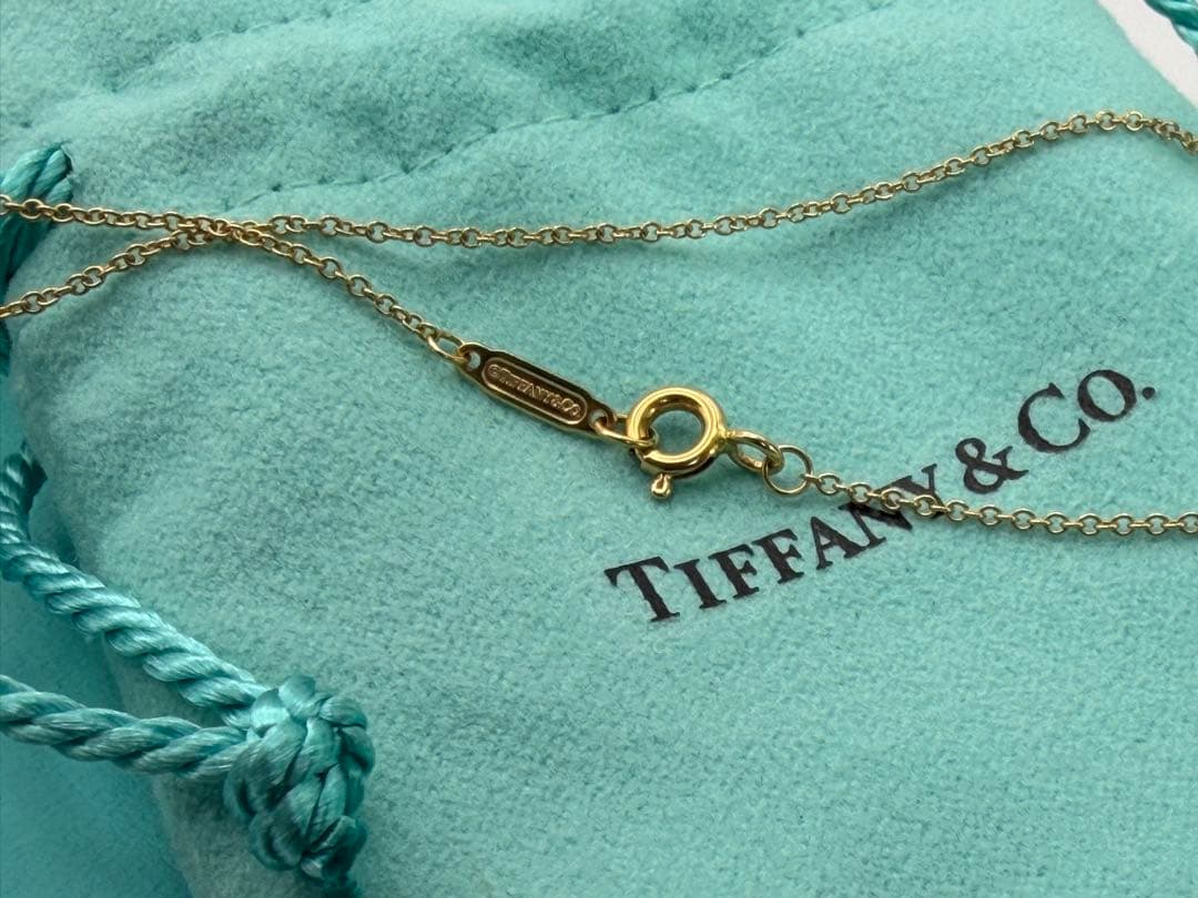 ティファニー ネックレス チェーン 18K イエローゴールド 750 45cm