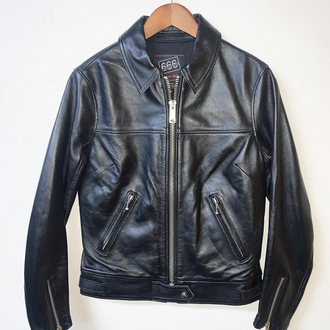 666　現行タグ　 レディース シングルライダースジャケット　 LJW-4TF