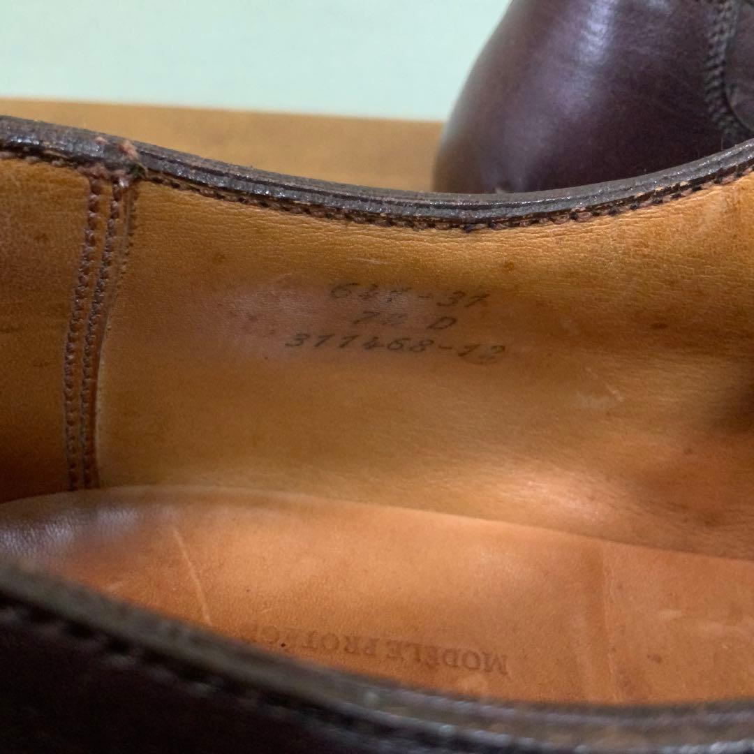 J.M.WESTONウエストン641ゴルフ 7 1/2D ブラウン ツリー付き