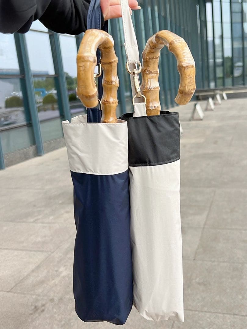 完全遮光日傘ネイビー しいちゃん 成瀬愛里さん