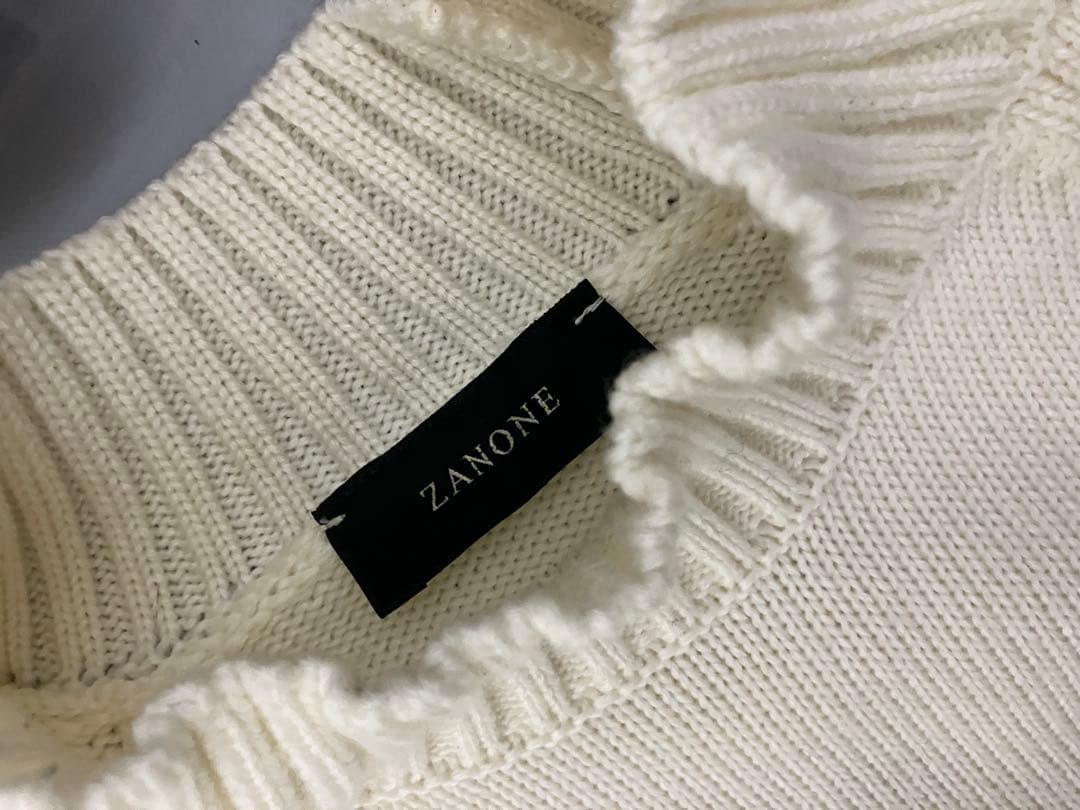 ZANONE ザノーネ 5ゲージ ミドルゲージ モックネック ニット 48