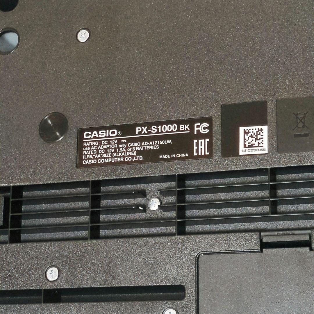 カシオ Privia PX-S1000 黒 電子ピアノ 88鍵盤