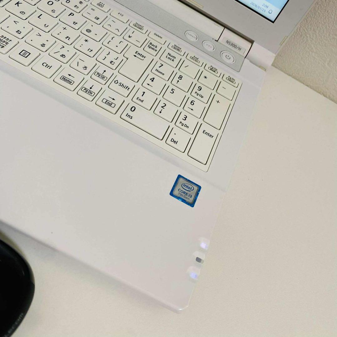 Y58 NECノートパソコンSSD第7世代高速Windows11オフィス2024