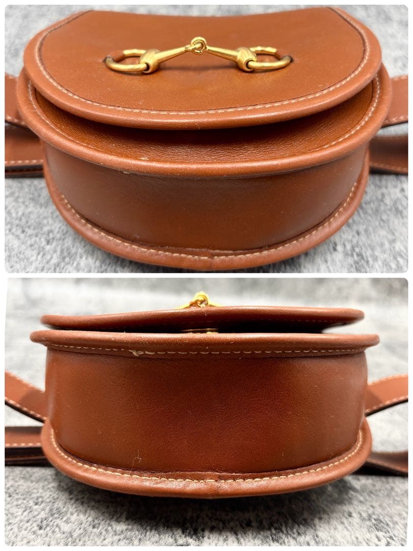 ✨極美品✨GUCCI ホースビット ボディバッグ ウエスト レザー ブラウン