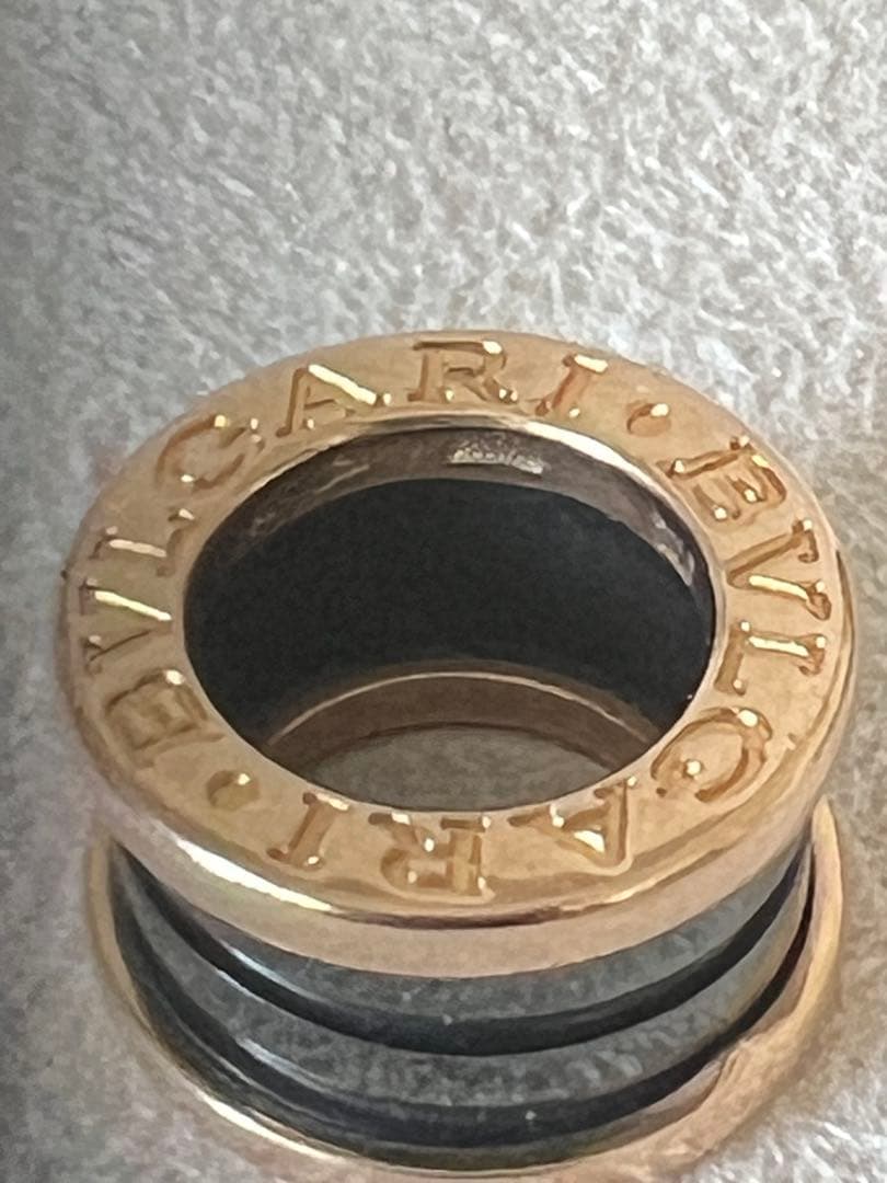 カ*ラ様 ブルガリ B.ZERO1ネックレストップK18ピンクゴールド/ブラック