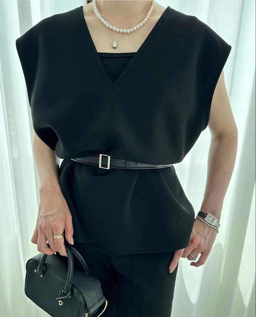 YONFA ヨンファ クーコーベスト ブラック フリーサイズ