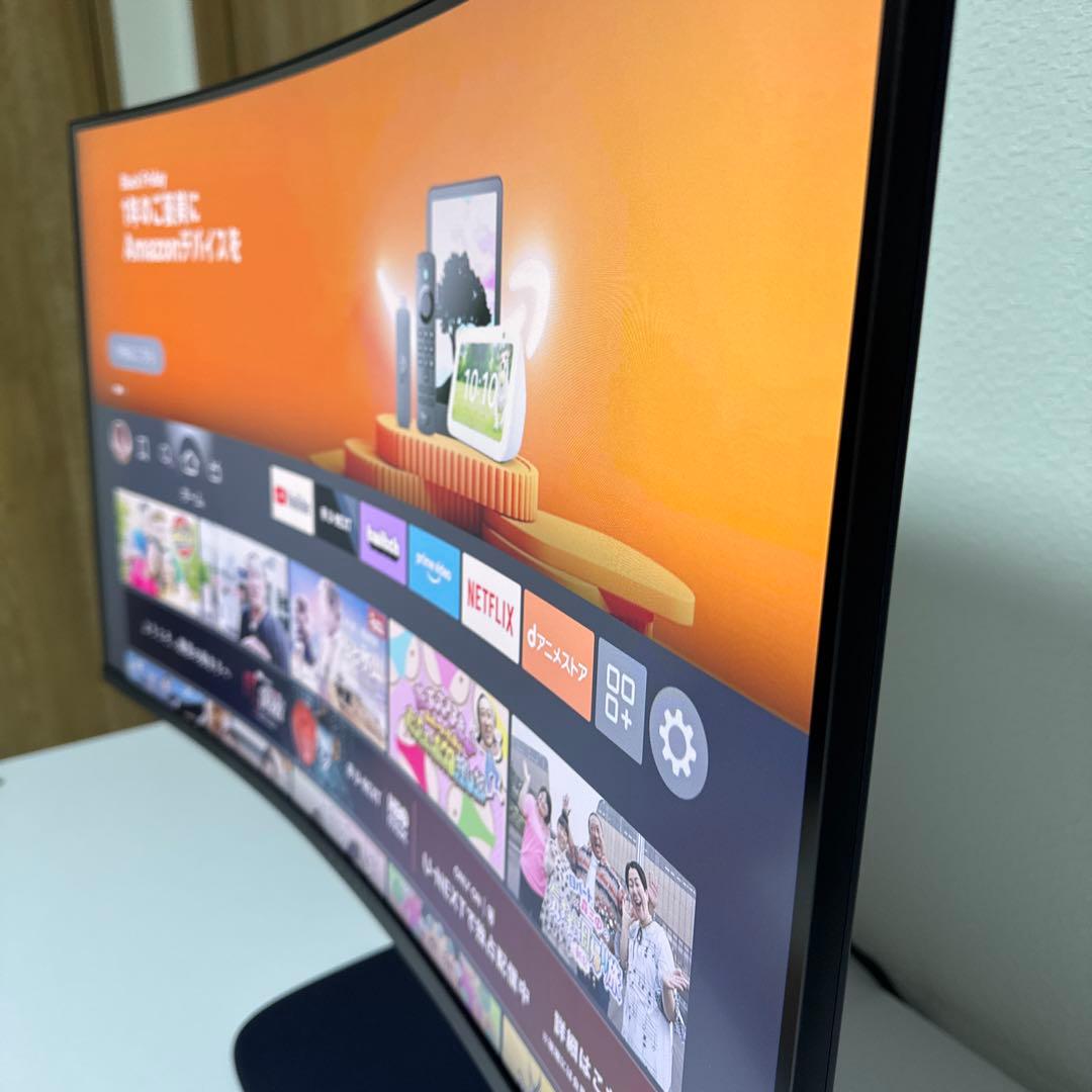 【ウサギ】Dell 曲面 ゲーミングモニター 【31.5インチ】