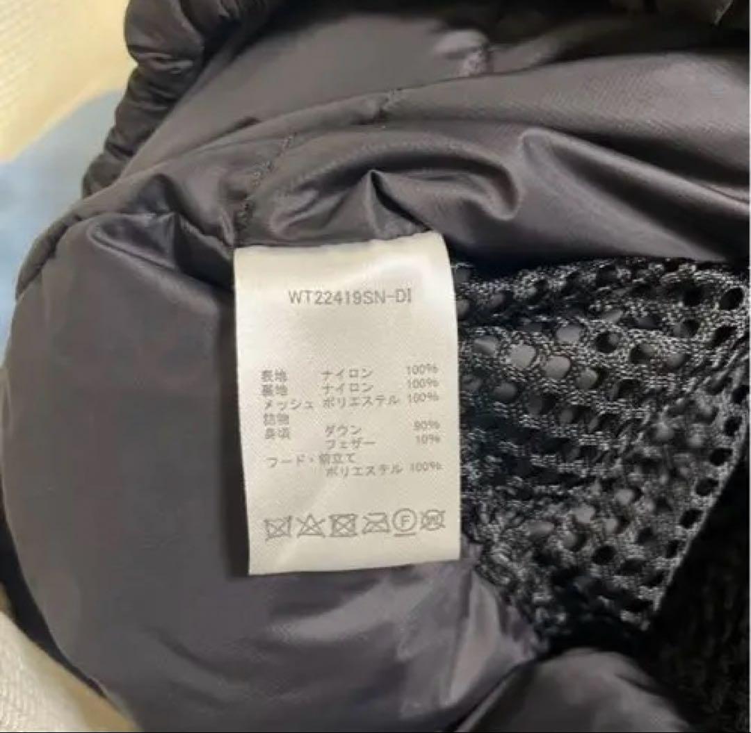 WILD THINGS ブラック ダウンジャケット