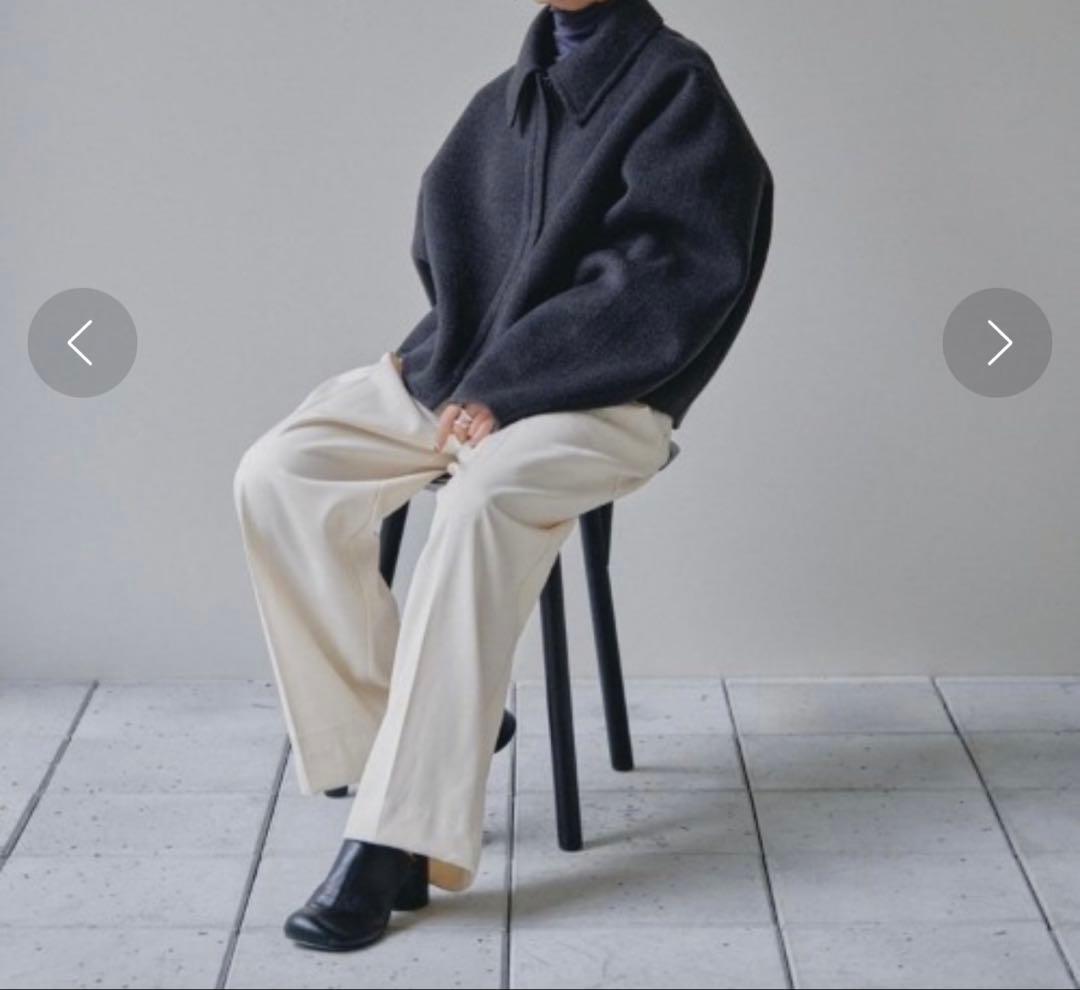 トゥデイフル TODAYFUL ウールジップブルゾン 38