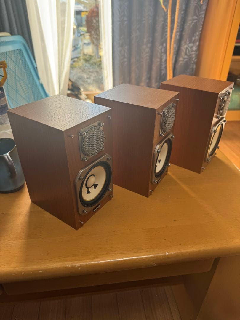 ヤマハ　NS-10MM 木製キャビネット スピーカー 3個セット 中古