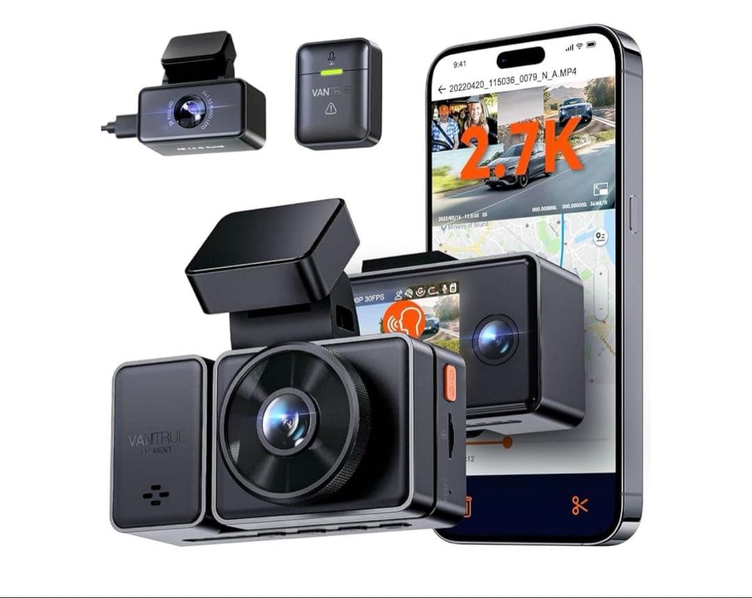 VANTRUE Element 3 ドライブレコーダー