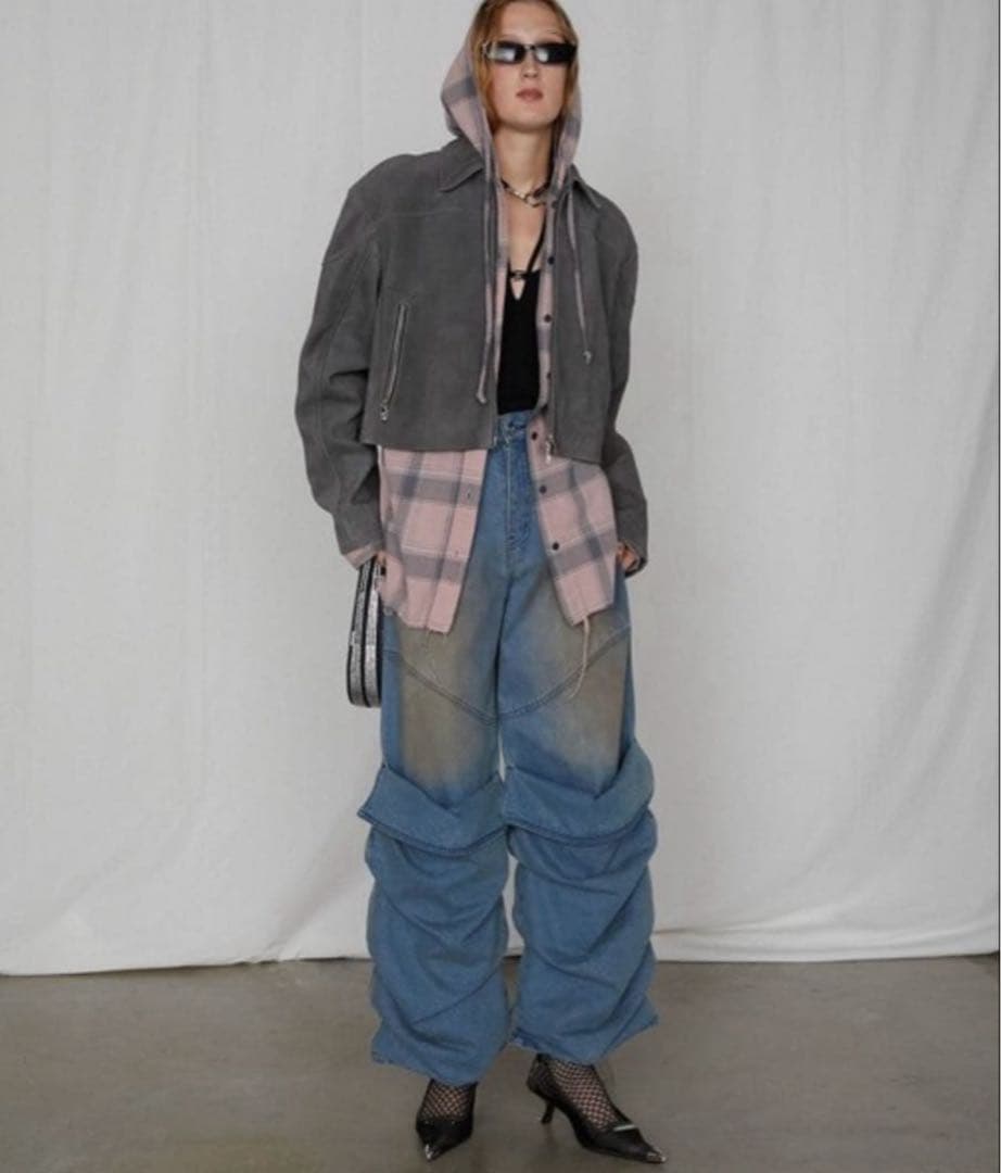 PRANK PROJECT Hooded Check Shirt 新品タグ付き