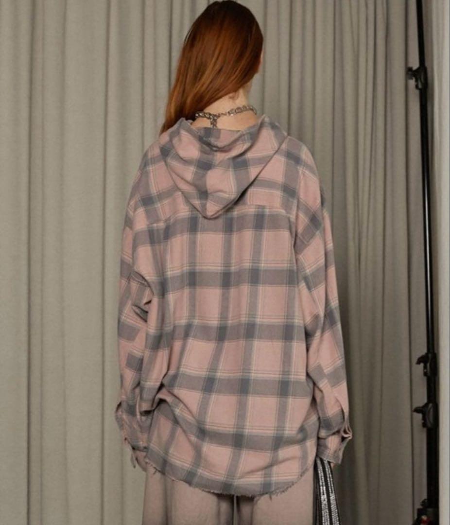 PRANK PROJECT Hooded Check Shirt 新品タグ付き