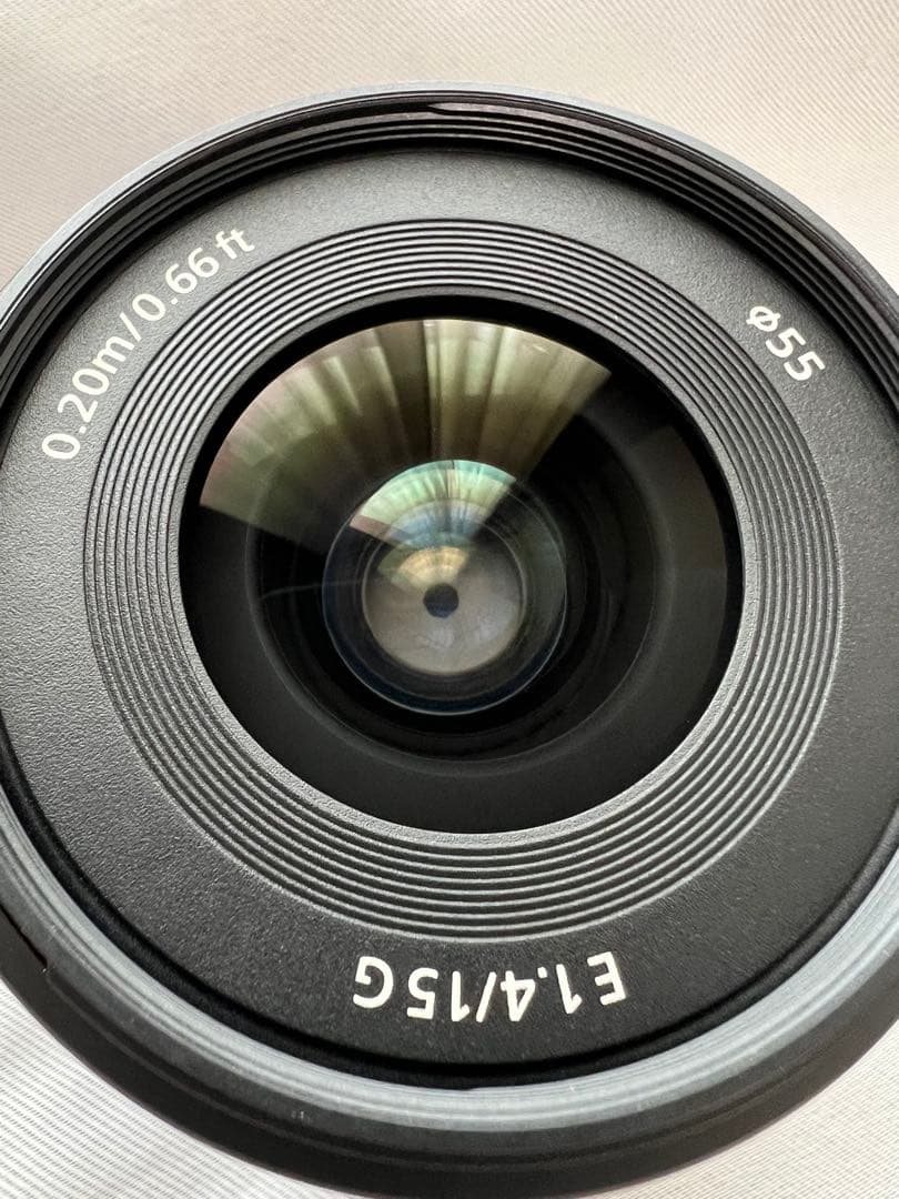 超美品 SONY E 15mm F1.4 G