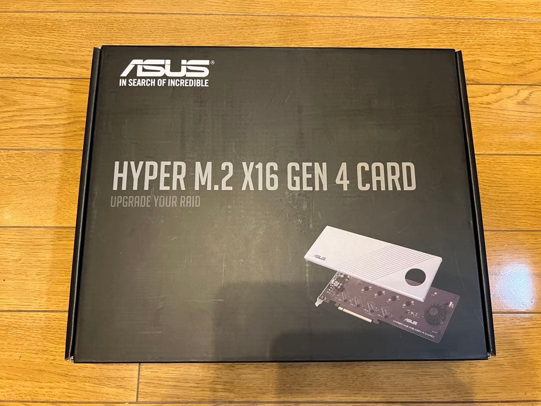 ASUS HYPER M.2 X16 GEN 4 CARD/RAID/拡張カード