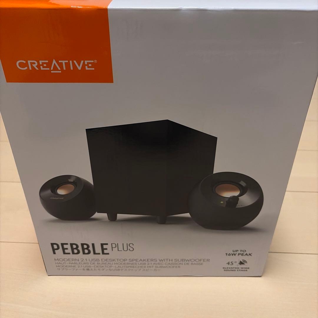 Creative Pebble Plus 2.1スピーカー