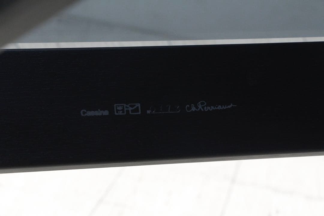 【展示極美品】Cassina カッシーナ 535 ガラステーブル サイドテーブル