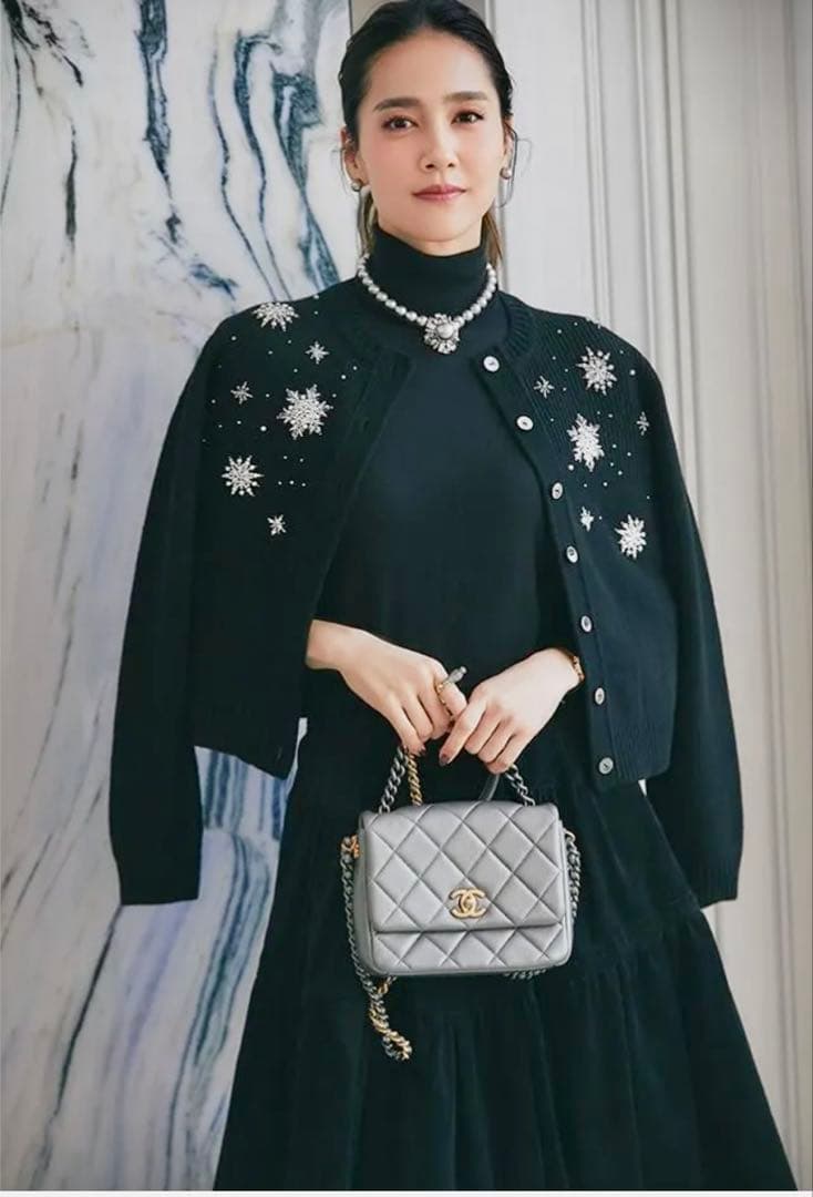 SEVENTEN by MIHO KAWAHITO スノーフレイクカーディガン