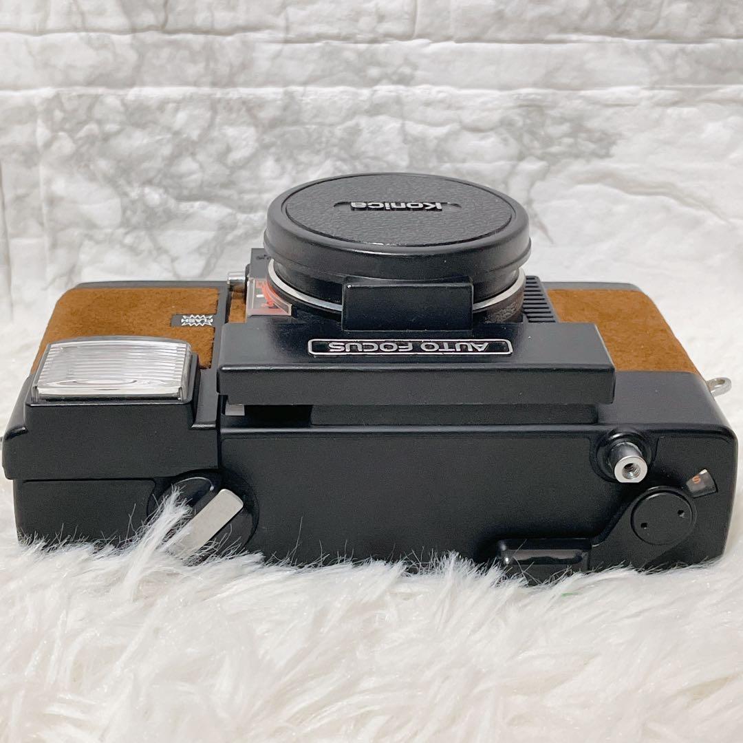 完動美品 コニカ KONICA C35 AF 限定 ブラウン レトロ カメラ