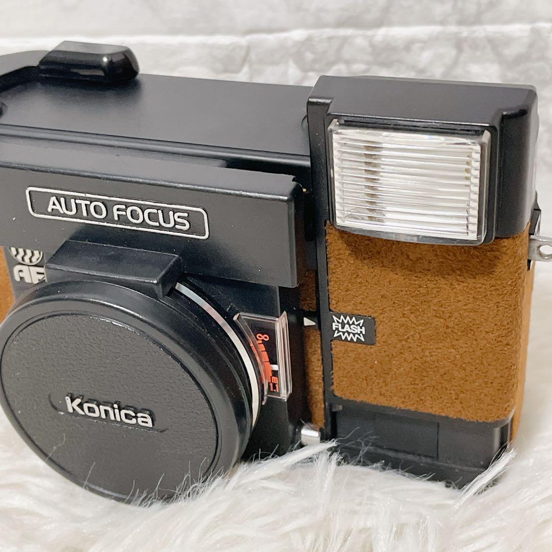 完動美品 コニカ KONICA C35 AF 限定 ブラウン レトロ カメラ
