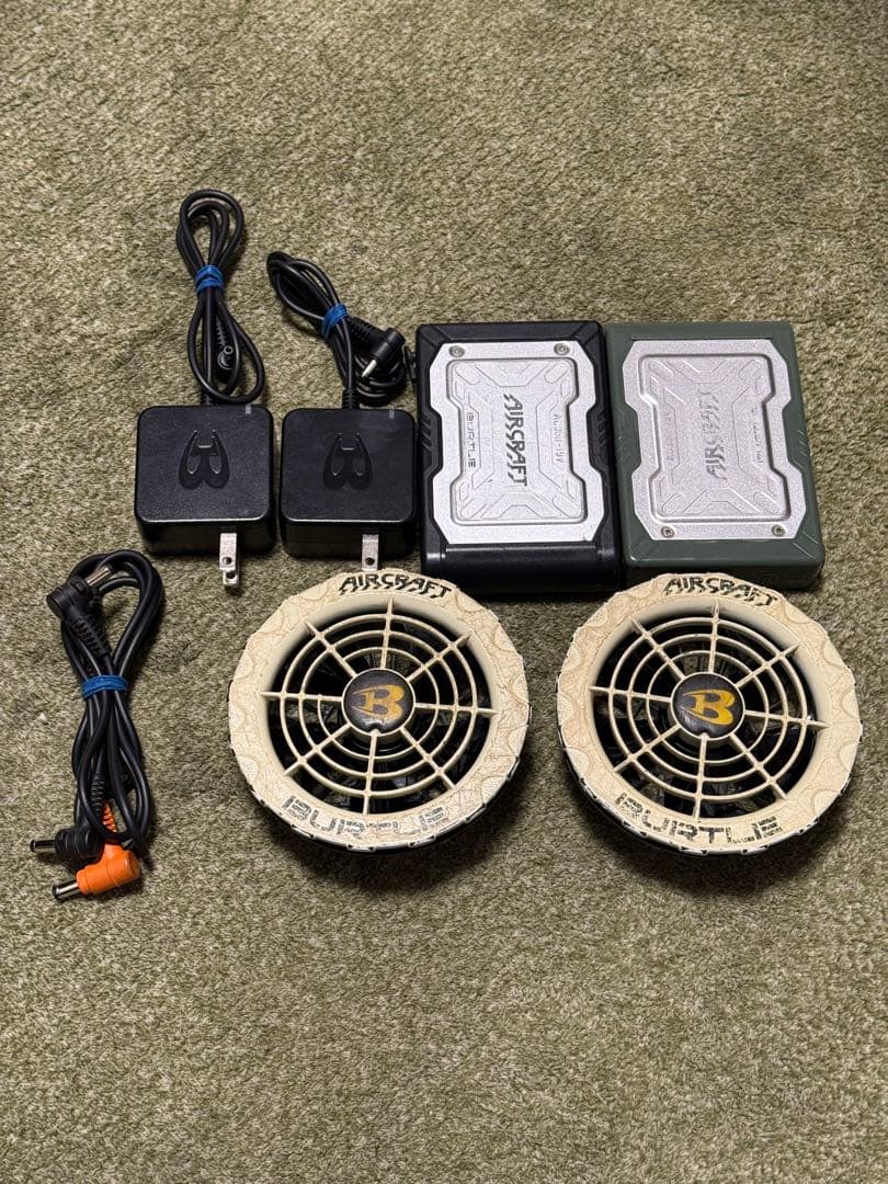 2023年AC360バッテリー２個　ファン　充電器　ケーブル