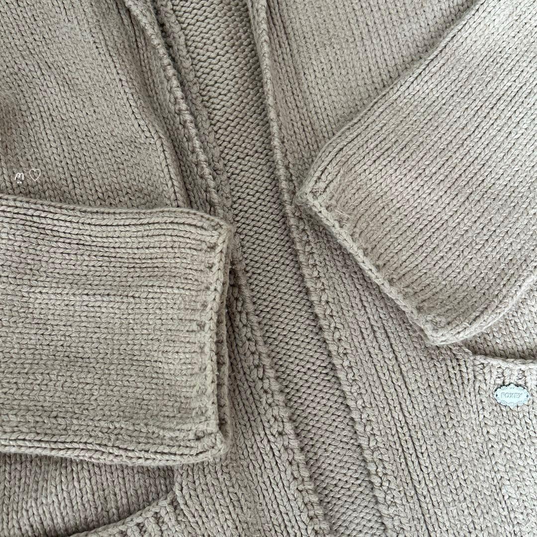 フォクシー　エンジェルヘアコットンロングカーディガン　フリーサイズ　ミルクティー