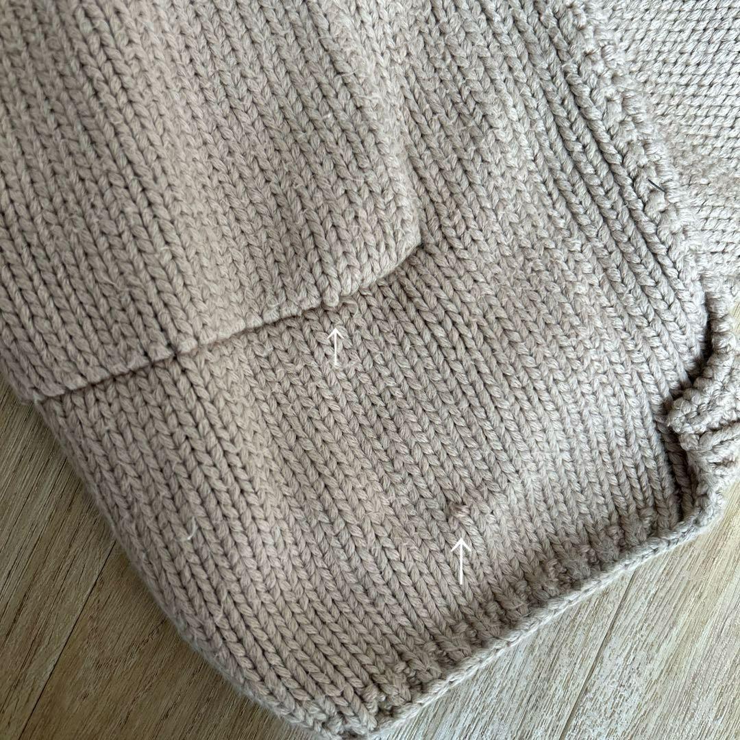 フォクシー　エンジェルヘアコットンロングカーディガン　フリーサイズ　ミルクティー