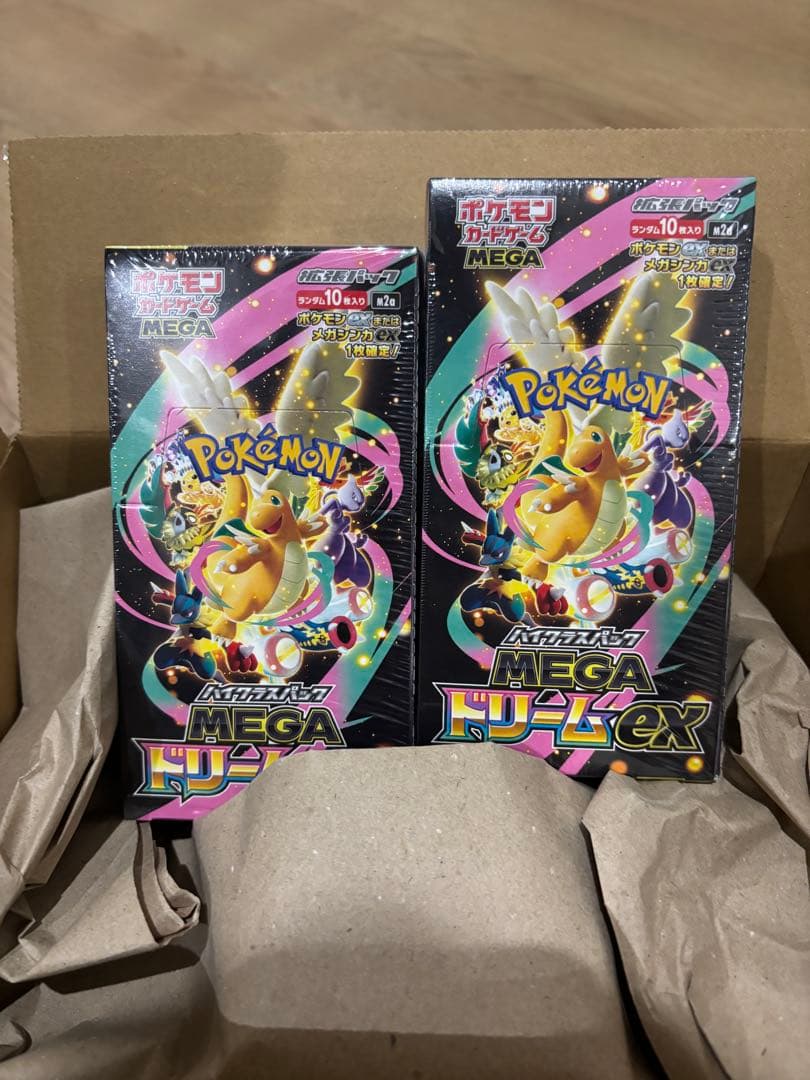 ひなさん ポケモンカード MEGAドリームex 2box シュリンク付き