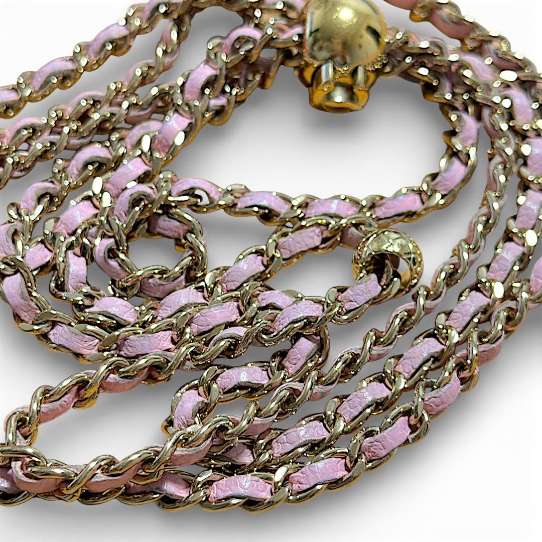 【CHANEL】シャネルiPhone14proケース☆マトラッセ キャビアスキン