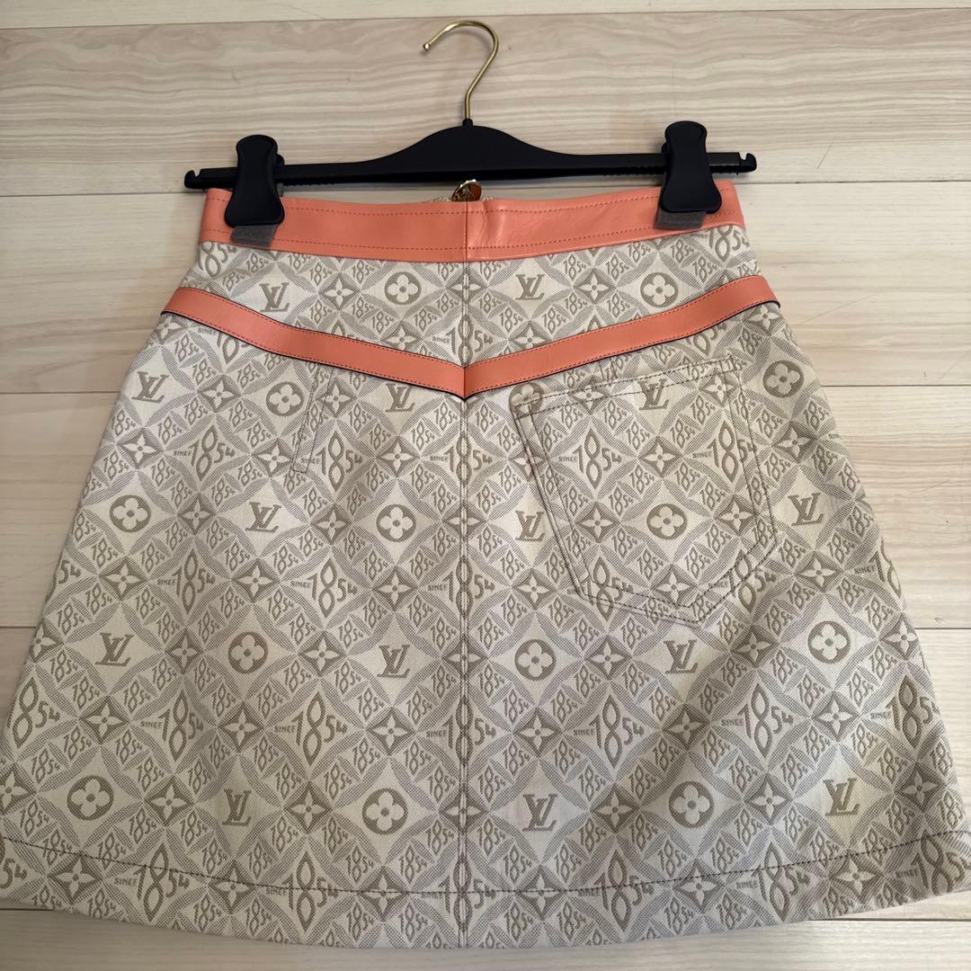 Louis Vuitton ロゴプリント ミニスカート　サイズ34